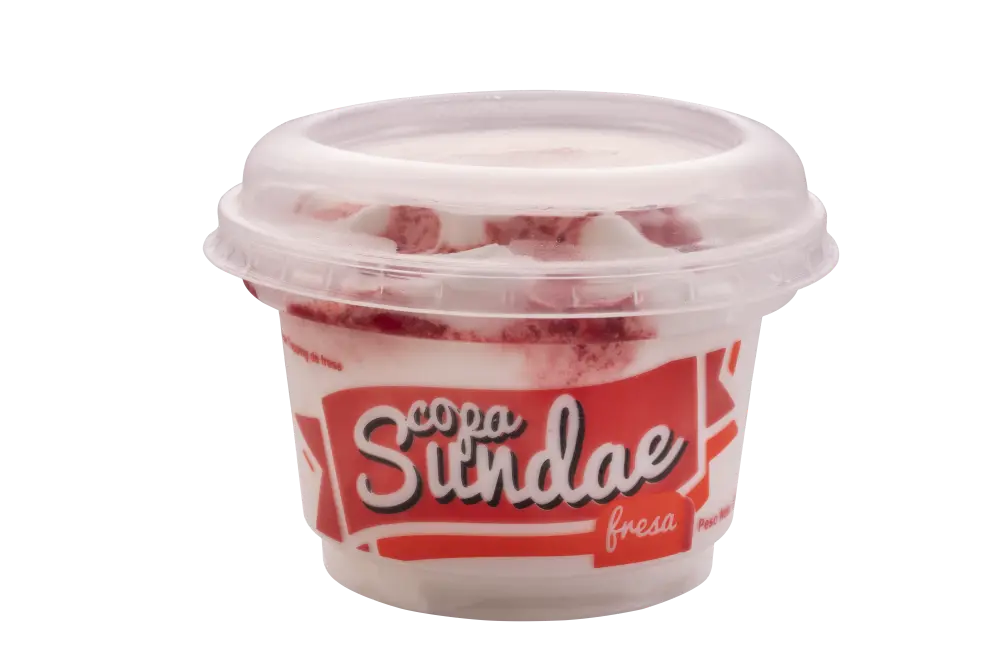 Copa Sundae Fresa ( 6 Unidades )