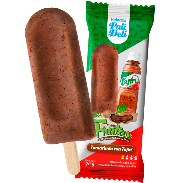 Paleta Frutas Tamarindo con Tajín