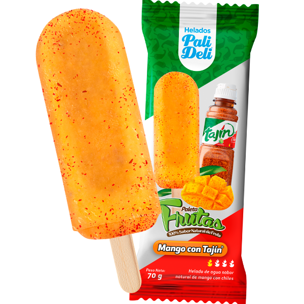 Paleta Frutas Mango Con Tajín