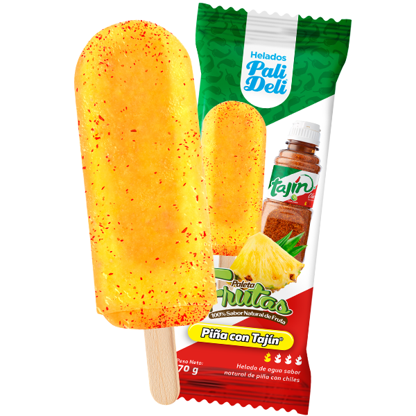 Paleta Frutas Piña Con Tajín