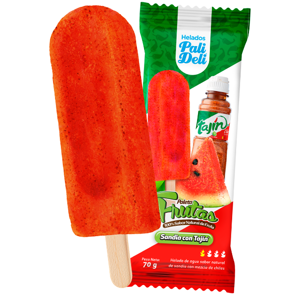 Paleta Frutas Sandía Con Tajín