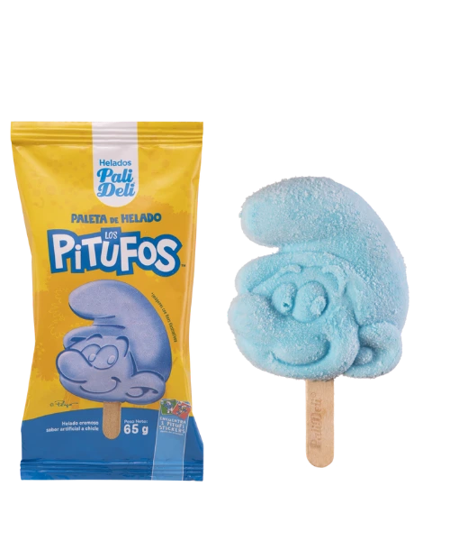 Paleta de Helado Los Pitufos
